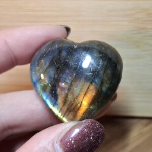 Labradoriet Hart – ca. 4 cm