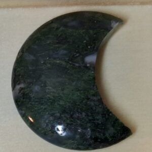 Edelsteen Maantje - mosagaat– 2,5 cm